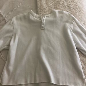 Brandy Melville Button Up Sweatshirt